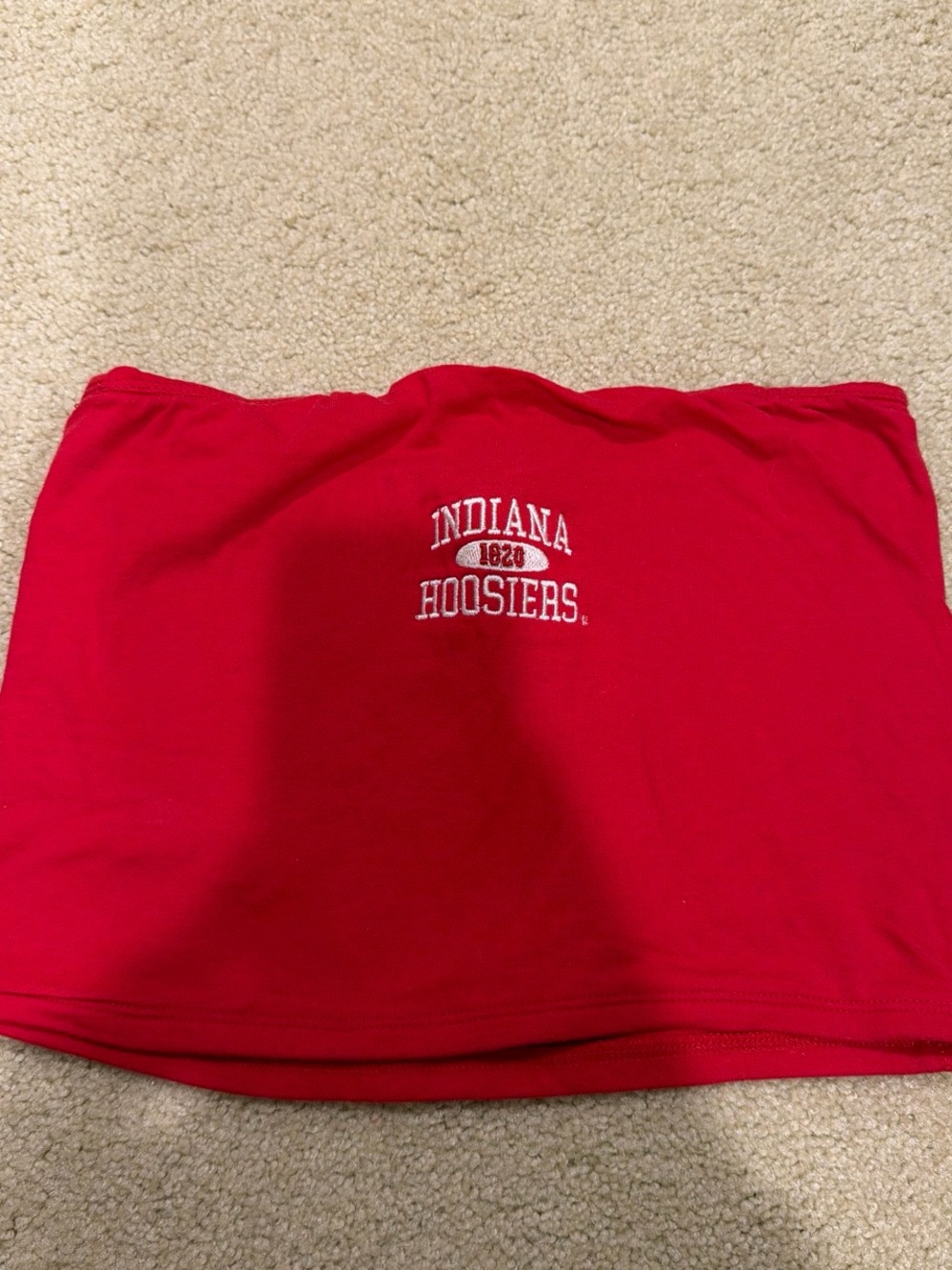 Indiana Hoosiers Red Strapless Tube Top